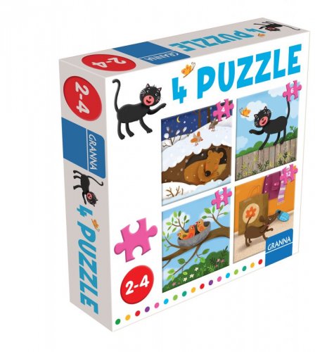 Granna 4 puzzle - kočka
