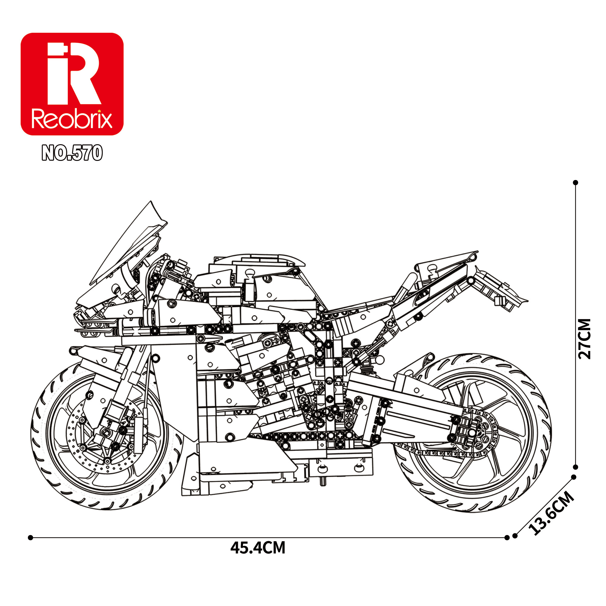 Reobrix 570 Sportovní motocykl