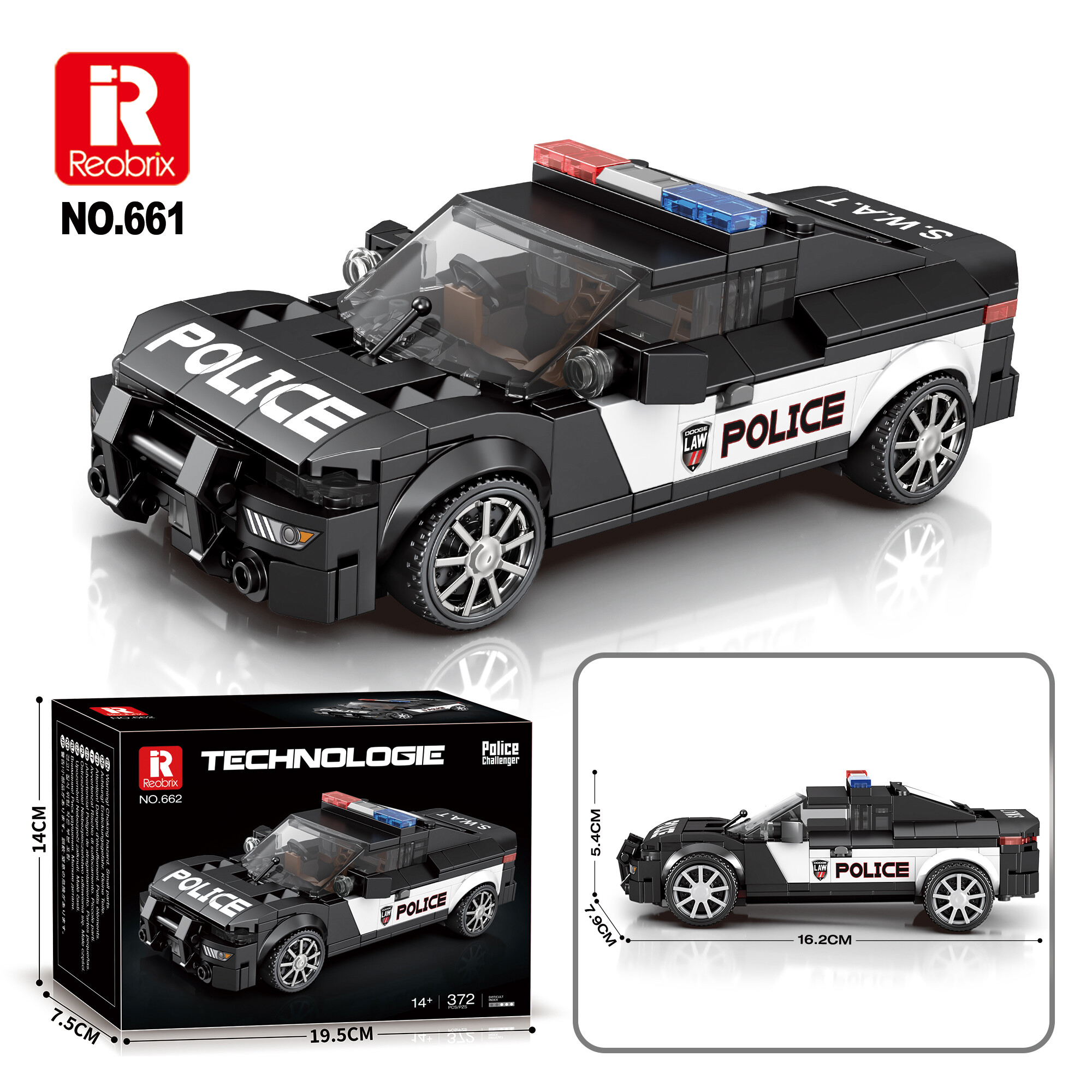 Reobrix 662 Policejní auto