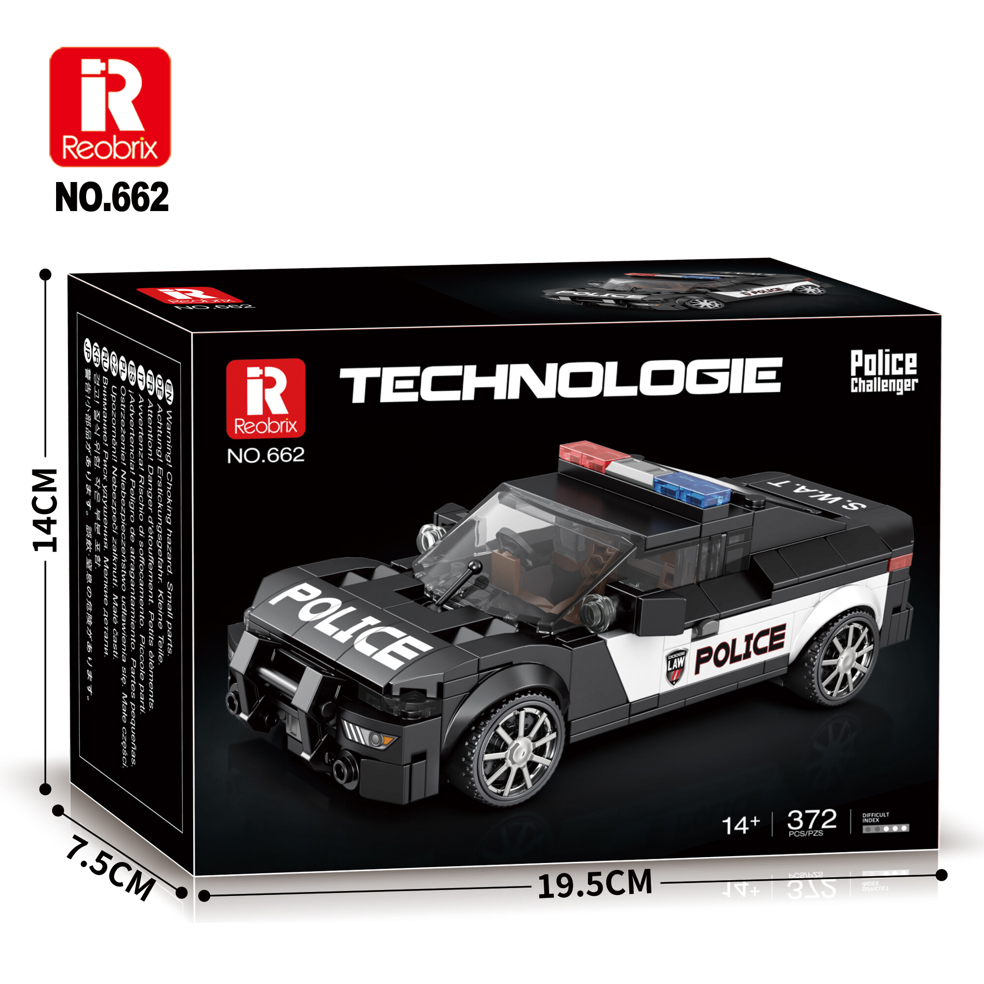 Reobrix 662 Policejní auto