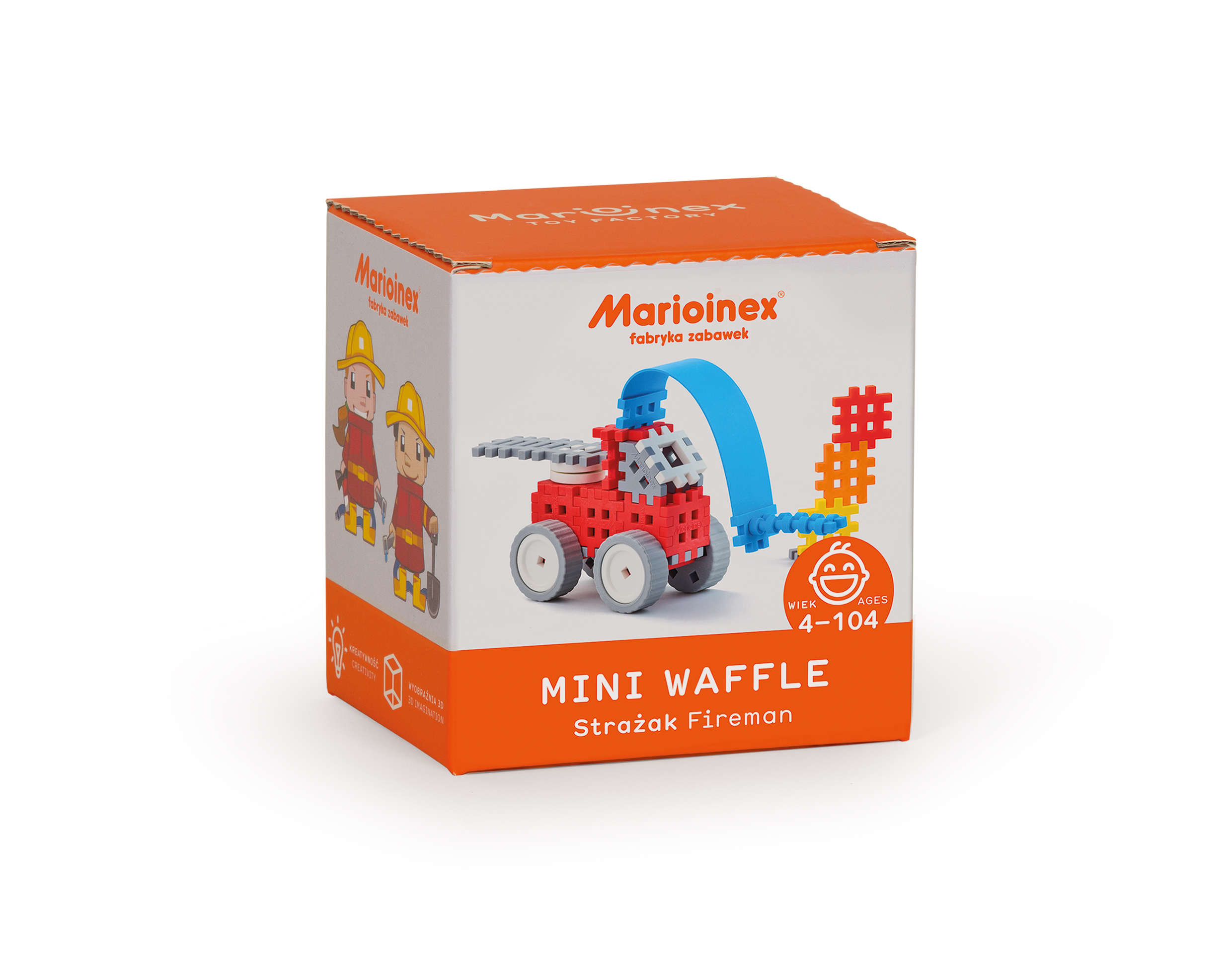 Marioinex MINI WAFLE – Hasič (malý)