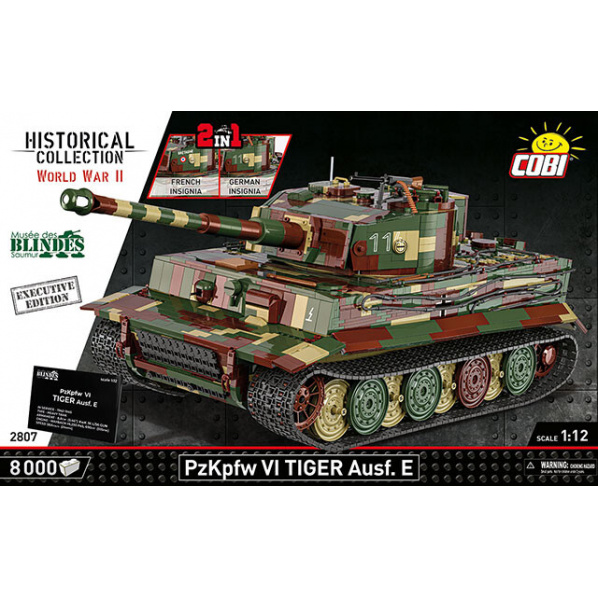 COBI 2807 Německý tank PzKpfw VI TIGER č. 114 COBI 2807 Německý tank PzKpfw VI TIGER č. 114