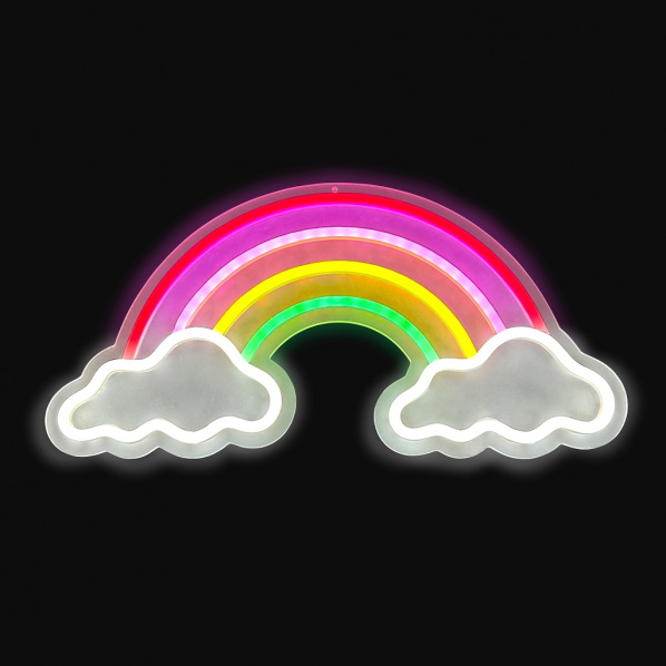 2Kids Toys LED NEON LIGHT lampička Duha s mraky 2Kids Toys LED NEON LIGHT lampička Duha s mraky
