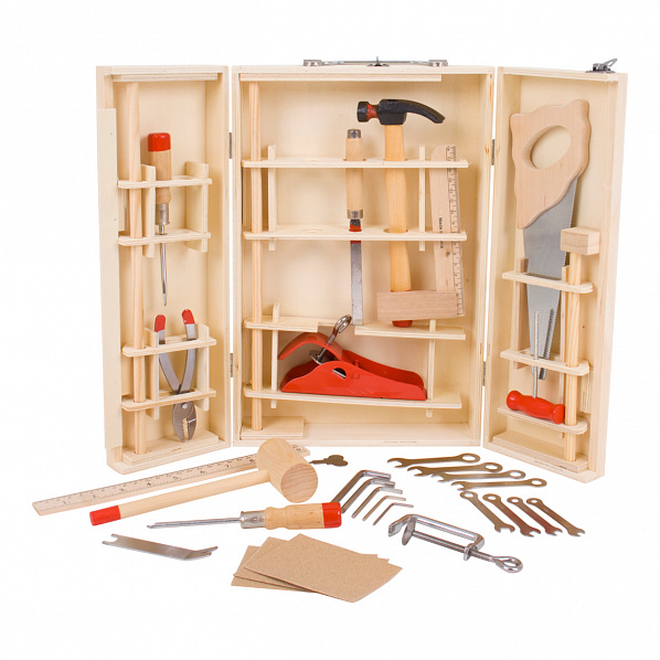 Bigjigs Toys Kufřík s nářadím Junior Bigjigs Toys Kufřík s nářadím Junior