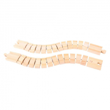 Bigjigs Rail Ohebná kolej 2 kusy