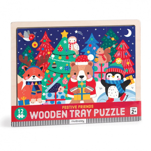 Mudpuppy Puzzle Vánoce 12 dílků Mudpuppy Puzzle Vánoce 12 dílků
