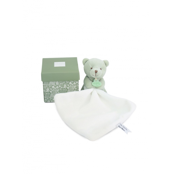 Doudou Můj malý medvídek 10 cm světle zelený