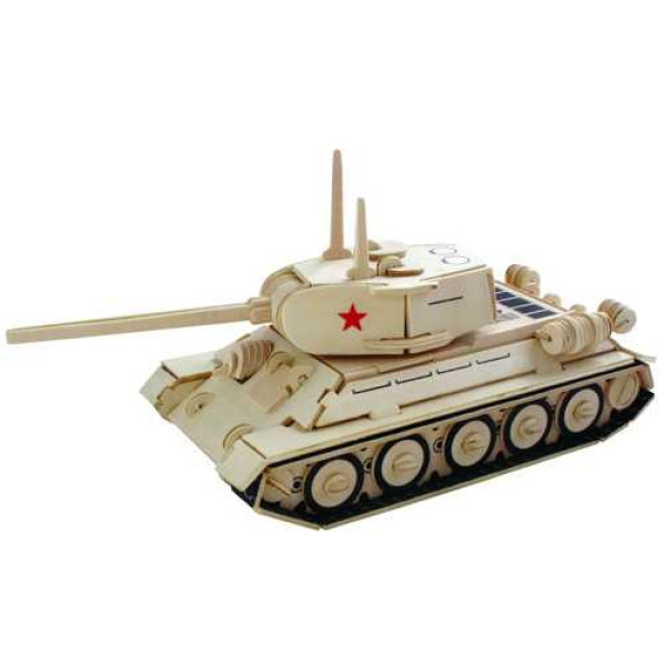 Woodcraft Dřevěné 3D puzzle tank T-34 P Woodcraft Dřevěné 3D puzzle tank T-34 P