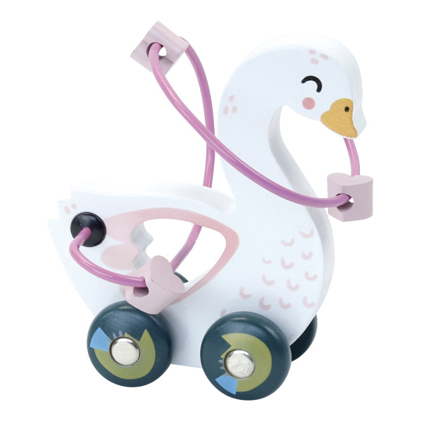 Vilac Dřevěný minilabyrint 1ks labuť Vilac Dřevěný minilabyrint 1ks labuť