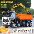 Mould King 19007 Nákladní vůz s pneumatickým ramenem  R/C