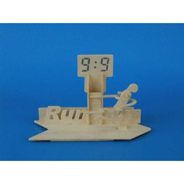 Woodcraft Dřevěné 3D puzzle stojánek na tužky běh Woodcraft Dřevěné 3D puzzle stojánek na tužky běh