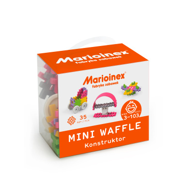 Marioinex MINI WAFLE – 35 ks Konstruktér (dívky)