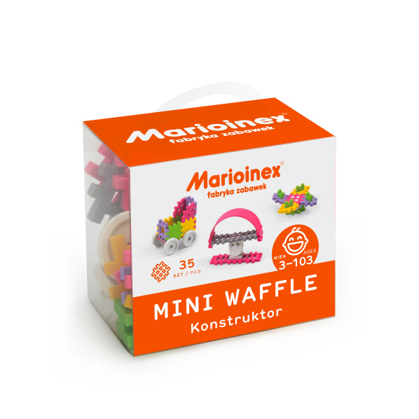 Marioinex MINI WAFLE – 35 ks Konstruktér (dívky)