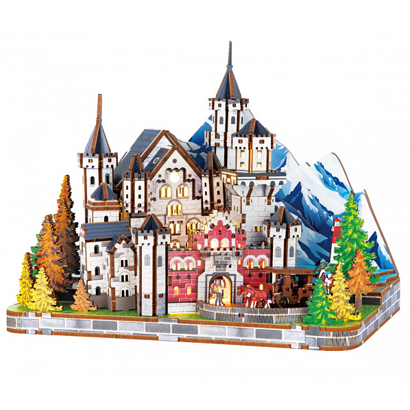 2Kids Toys 3D dřevěná skládačka Miniaturní scéna Zámek Neuschwanstein 2Kids Toys 3D dřevěná skládačka Miniaturní scéna Zámek Neuschwanstein
