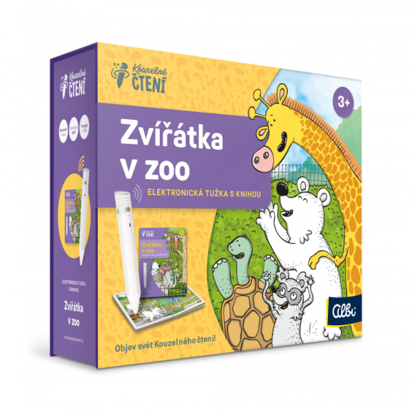 Albi Elektronická tužka 2.0 s knihou Zvířátka v ZOO