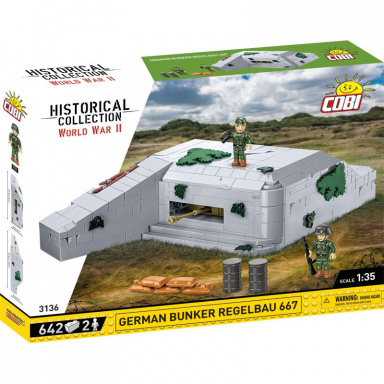 COBI 3136 Německý bunkr Regelbau 667