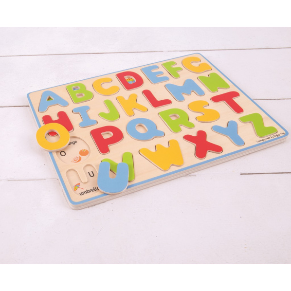 Bigjigs Toys Anglická abeceda s obrázky Bigjigs Toys Anglická abeceda s obrázky