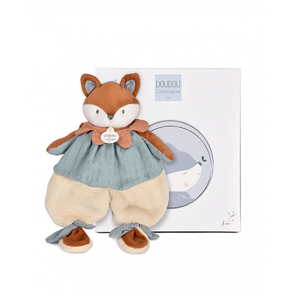 Doudou Dárková sada Plyšový muchláček liška Timo 29 cm Doudou Dárková sada Plyšový muchláček liška Timo 29 cm