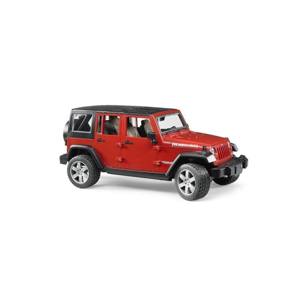 Bruder 2525 Červené auto Jeep Wrangler Rubicon