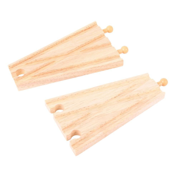 Bigjigs Rail Rovná výhybka 2 ks Bigjigs Rail Rovná výhybka 2 ks