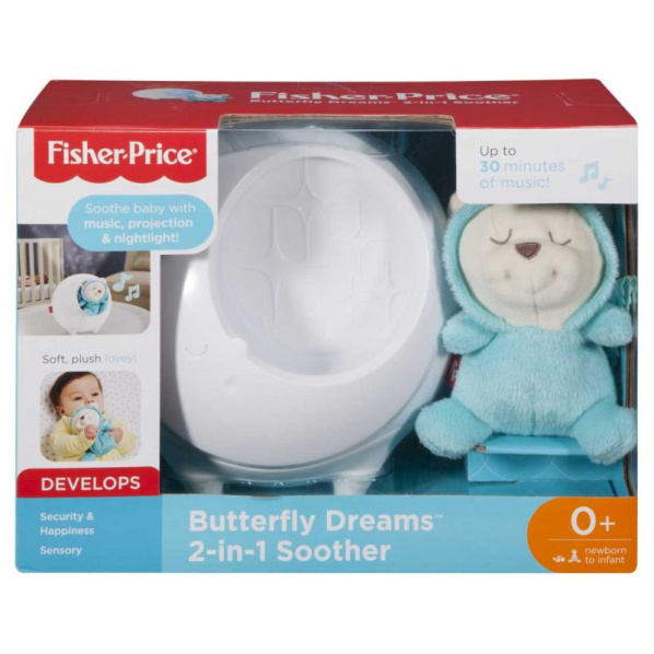 Fisher Price Projektor s motýlím kamarádem pro klidné sny