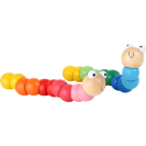 small foot Ohebná housenka malá 1 ks červená