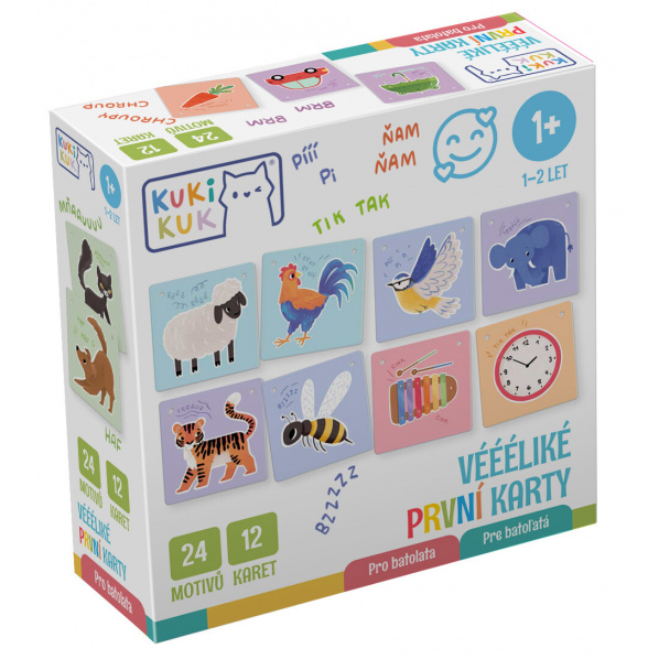 Betexa KukiKuk - Véééliké první karty Pro batolata