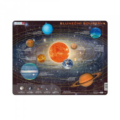 Larsen Vzdělávací puzzle Sluneční soustava 70 dílků