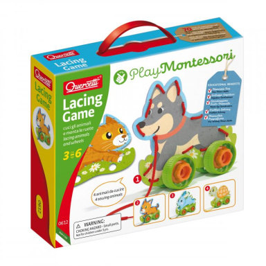 Quercetti 00612 Play Montessori - Lacing Game 