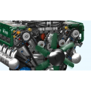 Mould King 10182 Tankový motor V8