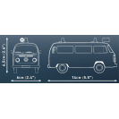COBI 24622 Volkswagen T2b Hasiči