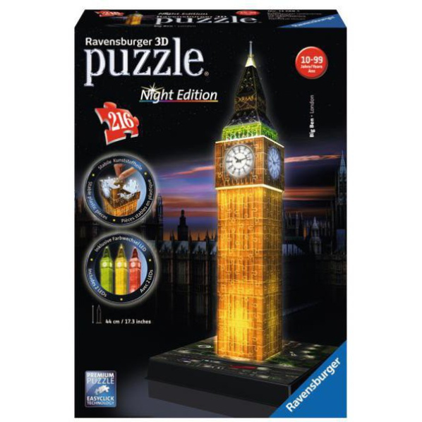 Ravensburger Big Ben 3D Noční Edice 216 dílků