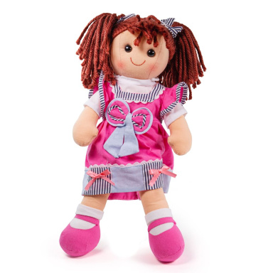 Bigjigs Toys – Látková panenka Emma 38 cm