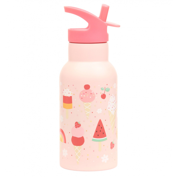 A Little Lovely Company - nerezová lahev na pití, 350 ml - zmrzlina A Little Lovely Company - nerezová lahev na pití, 350 ml - zmrzlina