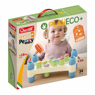 Quercetti 84120 PlayEco+ Hammer Peggy 