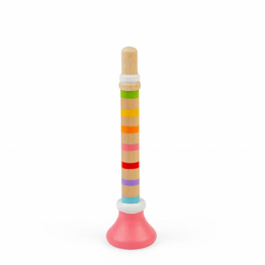 Bigjigs Toys Trumpetka 1 ks růžová