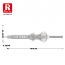 Reobrix 99015 Královský meč Claymore
