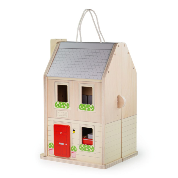 Bigjigs Toys Rozkládací domeček s příslušenstvím Bigjigs Toys Rozkládací domeček s příslušenstvím
