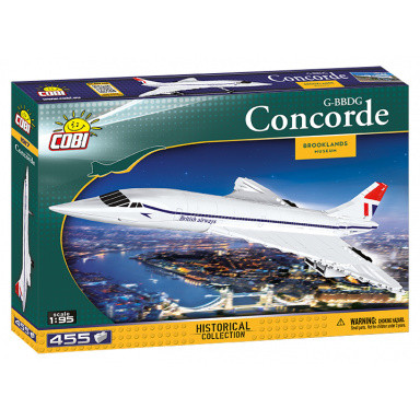 Cobi 1917 Historical Collection – Concorde z Brooklands Museum, 1 : 95, 455 k