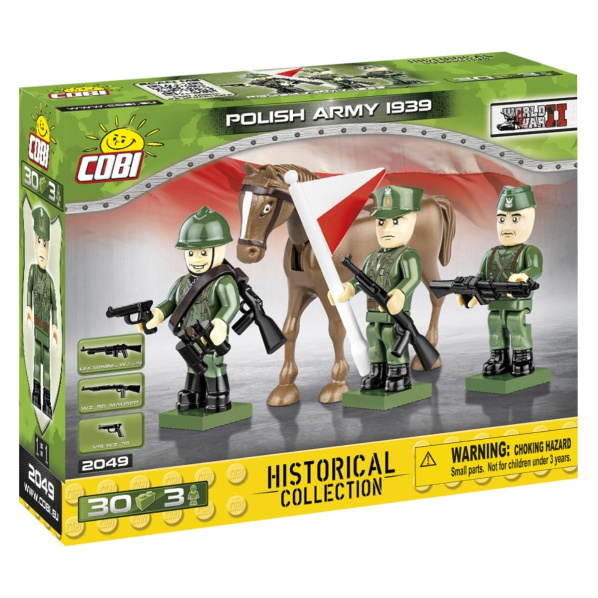 Cobi 2049 3 figurky s doplňky Polská armáda Cobi 2049 3 figurky s doplňky Polská armáda