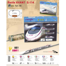 Pequetren 700 Vysokorychlostní vlak Renfe Avant S-114 s horským tunelem 