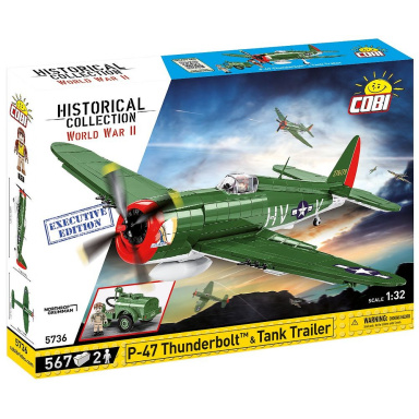 Cobi 5736 Stíhací letoun P-47 Thunderbolt - Executive Edition WW II