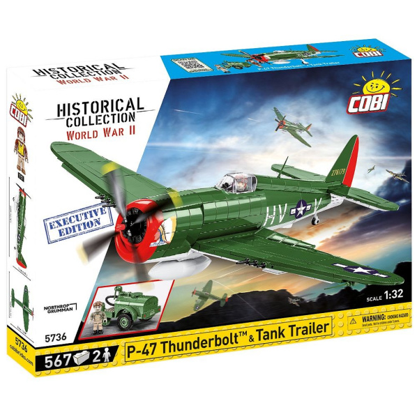 Cobi 5736 Stíhací letoun P-47 Thunderbolt - Executive Edition WW II