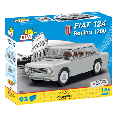 Cobi 24521 Youngtimer Fiat 124 Berlina 1200, 1 : 35, 93 k