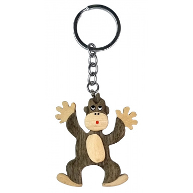2Kids Toys Dřevěná klíčenka velká Opice stojící