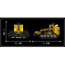 Mould King 24015 Pásový mini buldozer