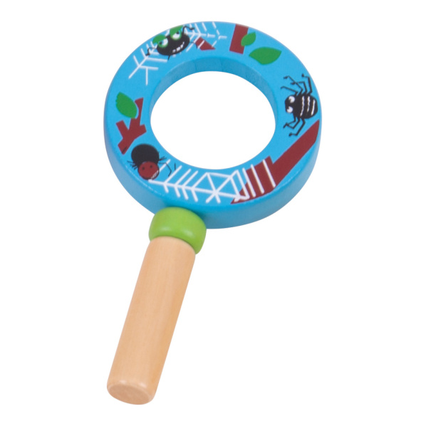 Bigjigs Toys minilupa 1ks modrá Bigjigs Toys minilupa 1ks modrá