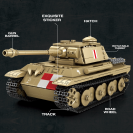 Reobrix 77034 Tank Panther „Pudel“ World of Tanks