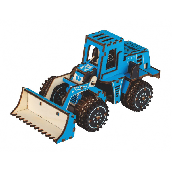 Woodcraft Dřevěné 3D puzzle Nakladač Woodcraft Dřevěné 3D puzzle Nakladač
