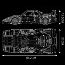 Mould King 13095 Závodní auto F40 LM